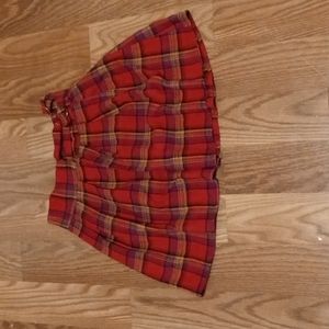 Plaid skirt